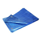 Lona Azul Multiusos 2.65m X 3.55m Polietileno Proteccion Uv Impermeable Reforzada