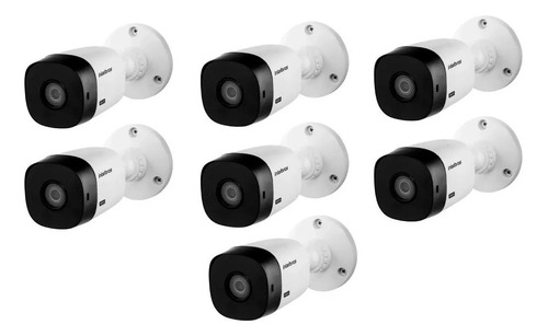 Kit 7 Câmera Intelbras Visão Noturna Alta Resolução + Brinde