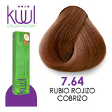 Tinte Kuul Profesional Tono K7.64 Rubio Rojizo Cobrizo 90 Ml