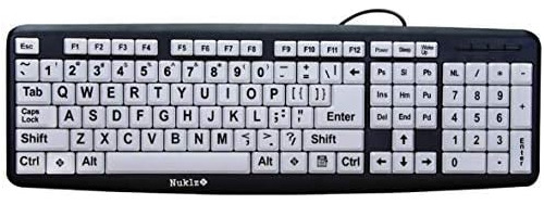 Teclado Computadora Con Letra Grande Nuklz N | Teclado Con |