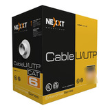 Cable De Red Nexxt Solutions Ab356nxt01 Gris 305 M Cat6 U/ut