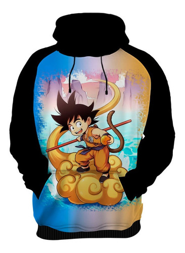 Blusa De Frio Moletom Goku Dragon Ball Anime Mangá Hd 12