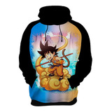 Blusa De Frio Moletom Goku Dragon Ball Anime Mangá Hd 12