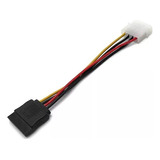 Adaptador Sata Molex Ide 4 Pinos P/ Sata 20 Cm