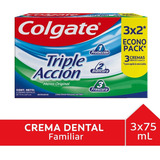 Pasta Colgate Triple Accion  Display X 3* 99gr  (2 Displays)