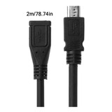 Cable De Extensión De Sincronización De Datos Micro Usb Hemb