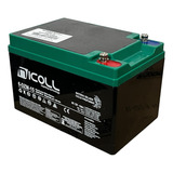 Bateria Nicoll 12v-15ah Gel/agm Para Bike Eletrica,patinete,