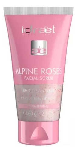 Idraet Alpine Roses Facial Scrub Exfoliante Suave 60gr