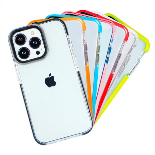 Funda Para iPhone Ultra Impacto Orilla Reforzada Antigolpes