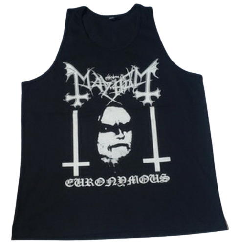 Playera Sin Manga Musculosa Mayhem Rock 