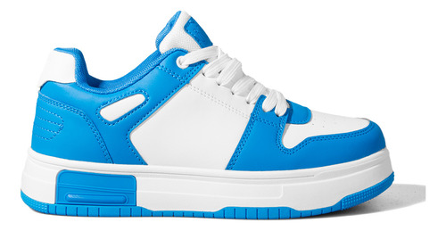 Zapatillas 47 Street Block Azul Blanco