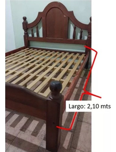 Cama Matrimonial De Dos Plazas