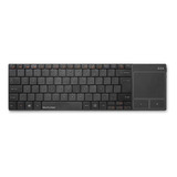 Teclado Multimídia Touchpad Sem Fio 2.4ghz Tc219 Multilaser Cor De Teclado Preto Idioma Português Brasil