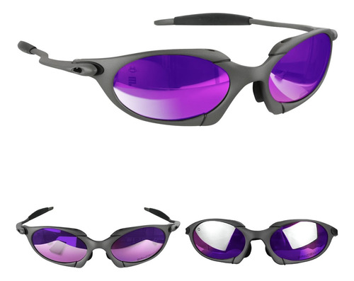 Oculos Sol Lupa Mandrake Juliet Proteção Uv Metal + Case