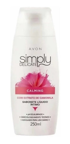 Sabonete Simply Delicate Líquido Íntimo Active 250ml Avon 