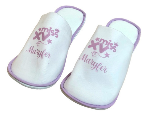 Paquete 25 Pares De Pantuflas Personalizadas