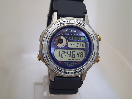 Relógio Casio, Trw 301, Yacht Timer, 38 Mm. Vintage !!