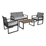 Conjunto Muebles Patio 4 Piezas