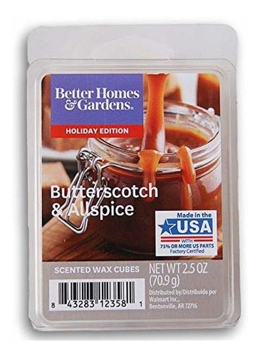 Cubos De Cera Aromática 2020 - Butterscotch & Allspice - 2.5