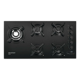 Cooktop 5 Bocas Brastemp Com Quadrichama E Timer Touch - Bdt