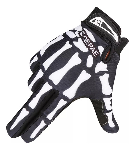 Guantes De Ciclismo Con Forma De Calavera Para Dedos Complet