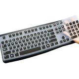 Protector Negro Silicona Para Teclado Logitech K120