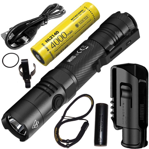 Linterna Táctica Nitecore Militar Mh10 V2 + Batería Potente