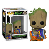 Funko Pop I Am Groot - Groot With Cheese Puffs #1196