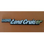 Emblema Toyota  Land Cruiser Macho En Metal Pulido Toyota Land Cruiser