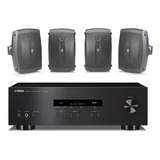 Kit Amplificador Yamaha Rs202 Y 4 Bocinas Nsaw150w A Meses