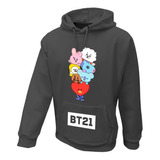 Sudadera Bt21 Bts Tata,rj, Chimy, Cooky, Shooky, Mag, Koya