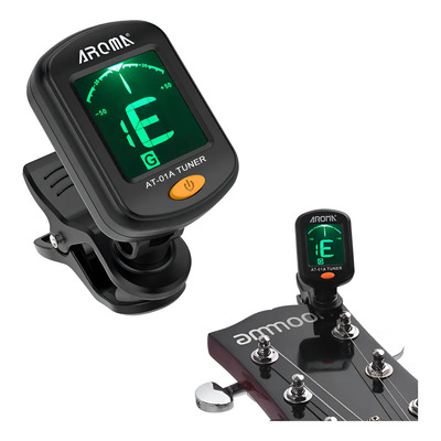Afinador Aroma At-01a Giratorio Con Clip Y Pantalla Lcd | MercadoLibre
