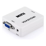 Adaptador Conversor Vga A Hdmi Con Entrada De Audio