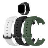 Kit 3x Pulseiras Compatíveis Com Redmi Modelo Mi Watch Lite