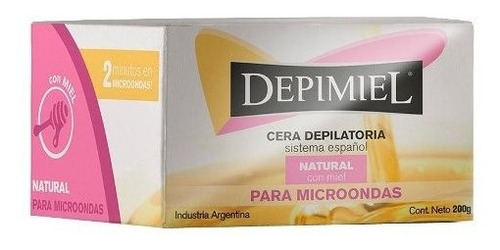 Cera Depilatoria Para Microondas Natural Profesional X200