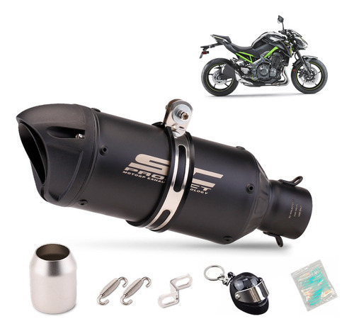 Escape Para Moto Silenciador Inoxidable Universal + Regalos