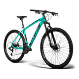 Bicicleta Aro 29 Alumínio Gts Freio A Disco 21v Ride Color Cor Verde-claro Tamanho Do Quadro 17