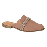 Sapato Vizzano Mule Salto Leve Calcanhar Aberto Feminino