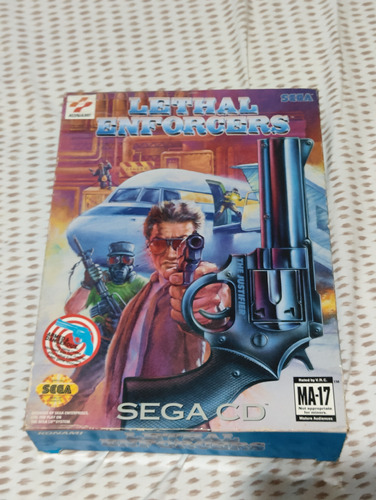Controle Pistola Justifier Sega Mega Drive - Konami