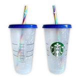 Vaso Starbucks Confeti 2021, Venti 700 Ml, Cambia De Color 