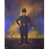 Obra De Arte De Rafael Coronel   El Chaplin  Giclee