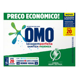 Omo Lavagem Perfeita Sanitiza & Higieniza Sabão Em Pó Caixa 1.6 Kg
