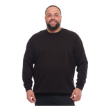 Suéter Malha Plus Size Bigshirts Preto