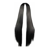 Peluca De 75 Cm De Largo Cabello Lacio Negro