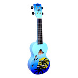 Ukulele Hawaii Blue Mahalo