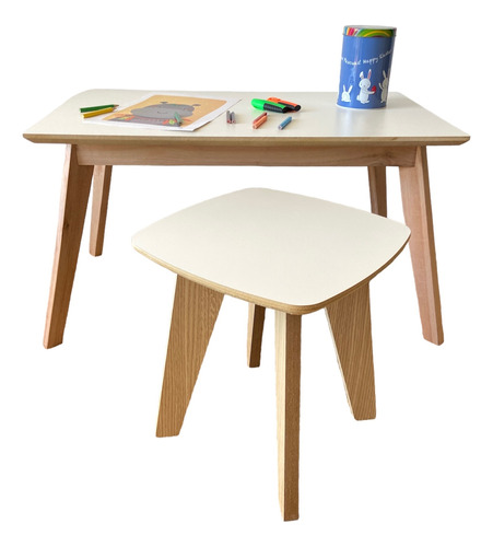 Escritorio Pupitre + Silla Para Niños Infantil - Meraki