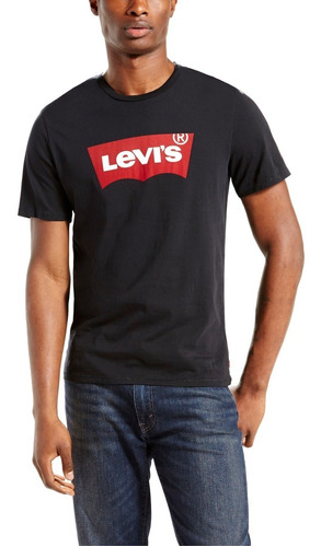 Levi´s Levis Playera Graphic Set-in Neck 17783-0137 Negro