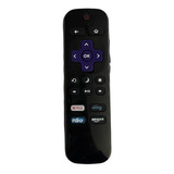 Control Compatible Con Pantallas Onn Roku Tv