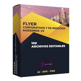 Pack Pro De 550 Flyers Corporativos Formato Psd (photoshop)