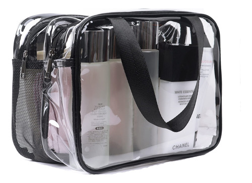 Bolsa De Maquillaje Transparente Pvc Impermeable Bolsa De Co